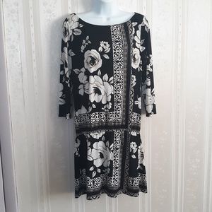 WHBM Drop Waist mini dress Size Large